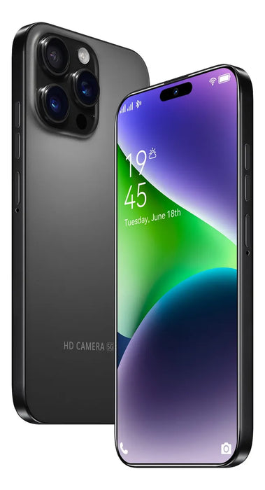 I16 PRO MAX DUAL SIM DESBLOQUEADO 12GB RAM+512GB TAPLET 2025 EL MÃ¡S POPULAR TELÃ©FONO INTELIGENTE ANDROID 14 RED 5G WIFI MÃ¡S BARATO CELULAR NEGRO GRADO B