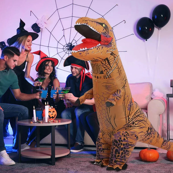 Disfraz De Dinosaurio Inflable T-rex Con Bomba De Aire Grado B