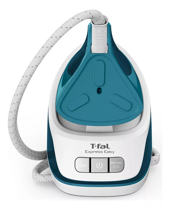 GENERADOR DE VAPOR EXPRESS EASY BLANCO AZUL PLANCHA TU ROPA FACIL Y RAPIDO TANQUE DE 14 L TFAL GRADO A
