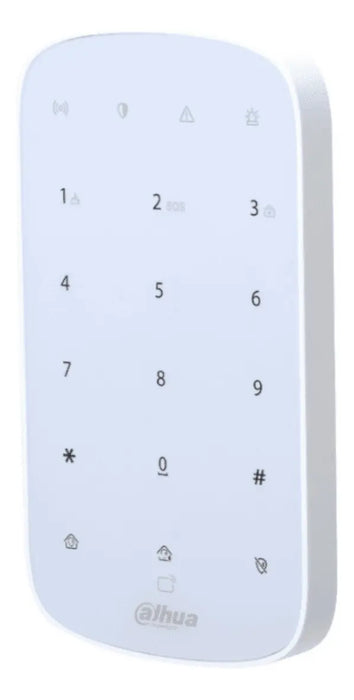 TECLADO INALAMBRICO INTERIOR TOUCH PARA ALARMA DAHUA BLANCO GRADO B