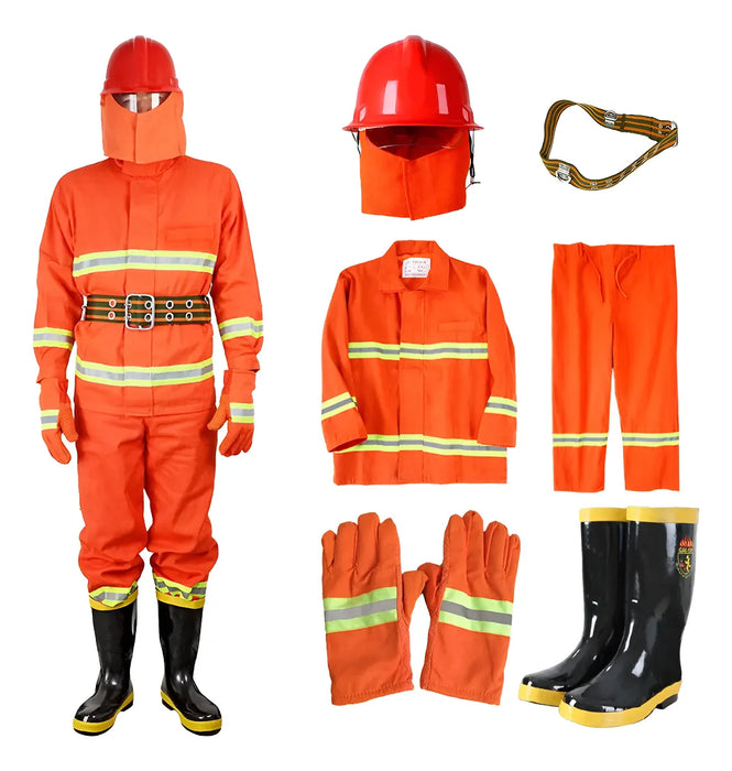 TRAJE DE BOMBERO TRAJE IGNIFUGO ROPA IGI­FUGA A PRUEBA CALOR GRADO B