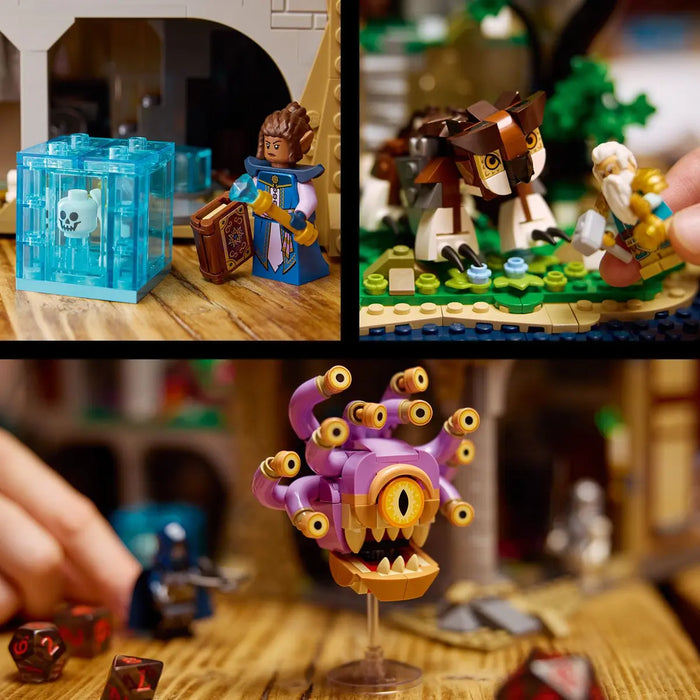 LEGO IDEAS 21348 – DUNGEONS & DRAGONS: AVENTURA DEL DRAGÓN ROJO – SET COLECCIONABLE 18+ – GRADO B (CAJA DAÑADA – BOLSAS SELLADAS – PIEZA SUELTA)