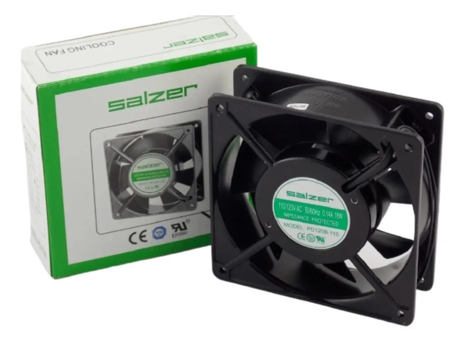Ventilador Enfriador 12cm X 12cm GRADO B