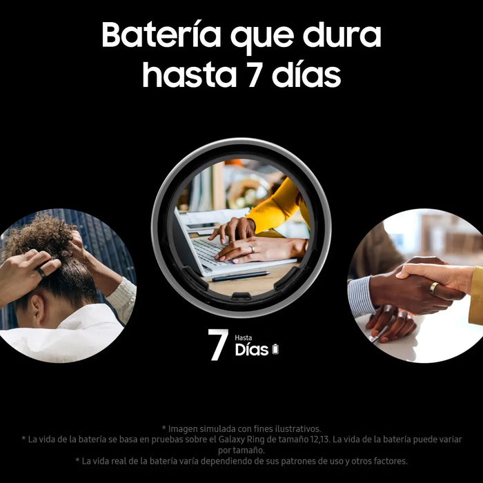 Anillo Inteligente Samsung Galaxy Ring | Color Plata | Talla 10 | Grado B