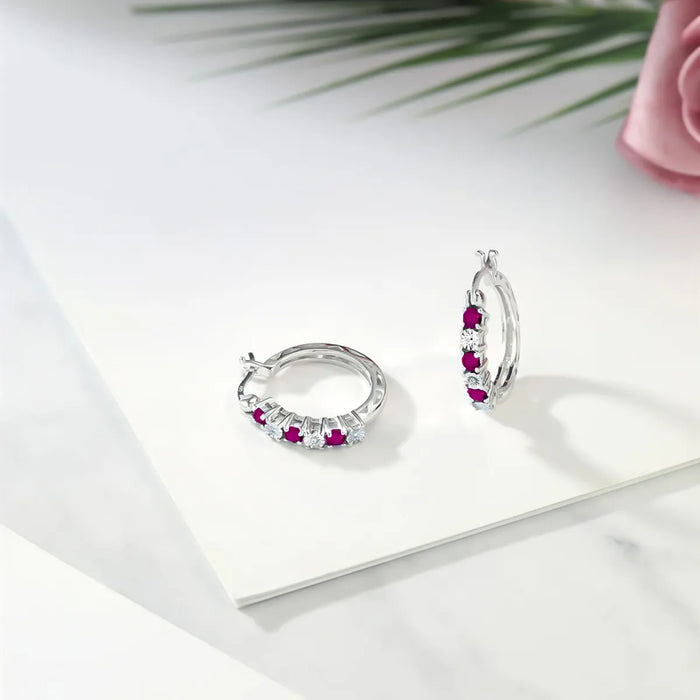 PENDIENTE REGALO ARETE DE PLATA 925 DIAMARA MUJER MOISSANITA GRADO B