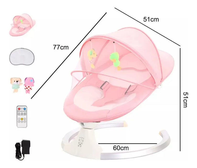 MECEDORA ELECTRICA PARA BEBE CON MOSQUITERA GRADO B