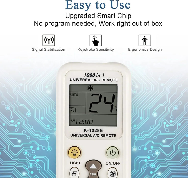 control  universal minisplit lg mirage samsung mabe carrier GRADO B