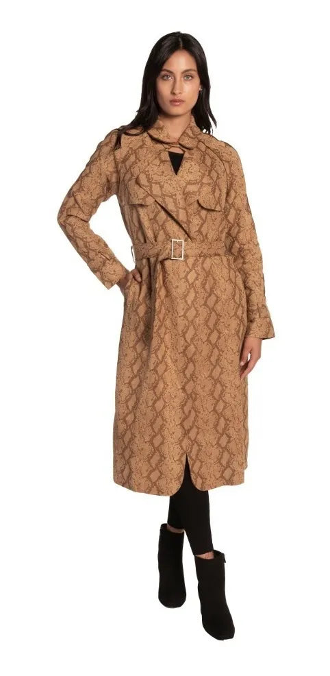 Abrigo Wild & Alive Mujer Beige Wad Talla M - TiendaKomet México