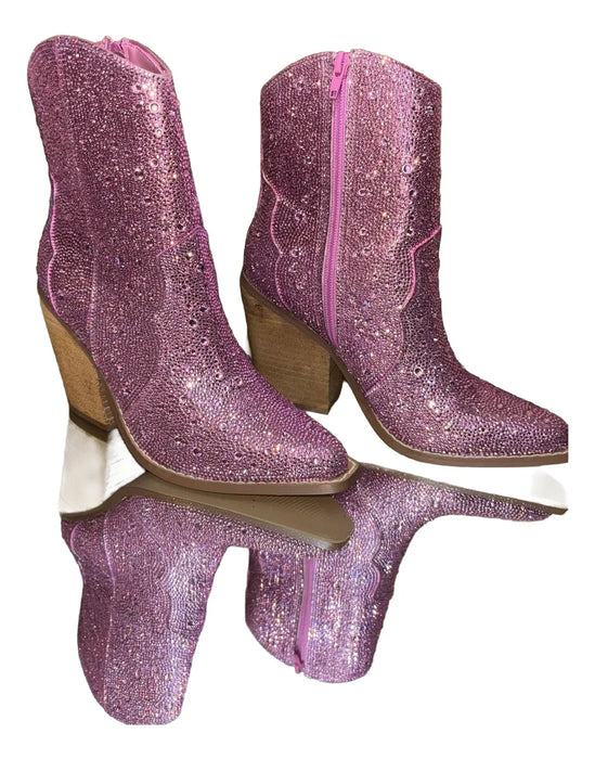 BOTA STEVE MADDEN BRILLANTE TIPO TEXANA ORGINAL ARC