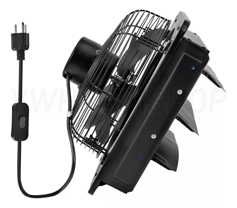 10in Extractor de aire Industrial metalico ventilador pared Grado B