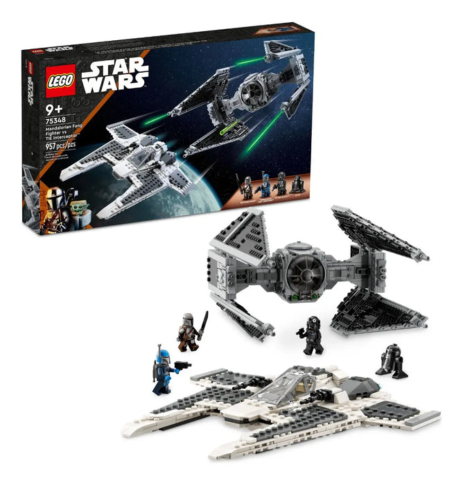 LEGO Star Wars 75348 – Caza Colmillo Mandaloriano vs Interceptor TIE – NUEVO SELLADO – Caja Impecable – GRADO A