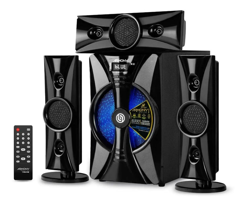 STEELPRO MINICOMPONENTE HOME THEATER 8,000 W - ARMONY - B3 GRADO B