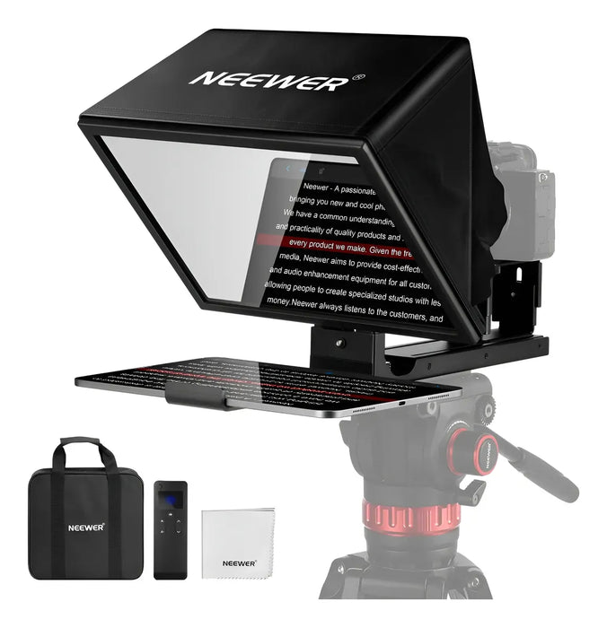 NEEWER X12B ELEVABLE DE ALEACIÓN ALUMINIO TELEPROMPTER GRADO B