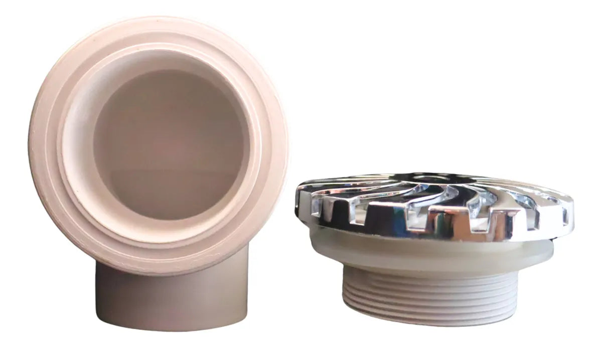 Toma De SucciÃ³n Universal P/jacuzzi / Tina Rejilla Cromada