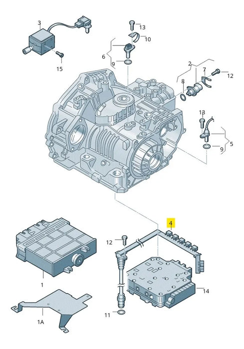 Corredera Arnes Transmision Automatica 01m Vw Jetta A4 02-05 GRADO B