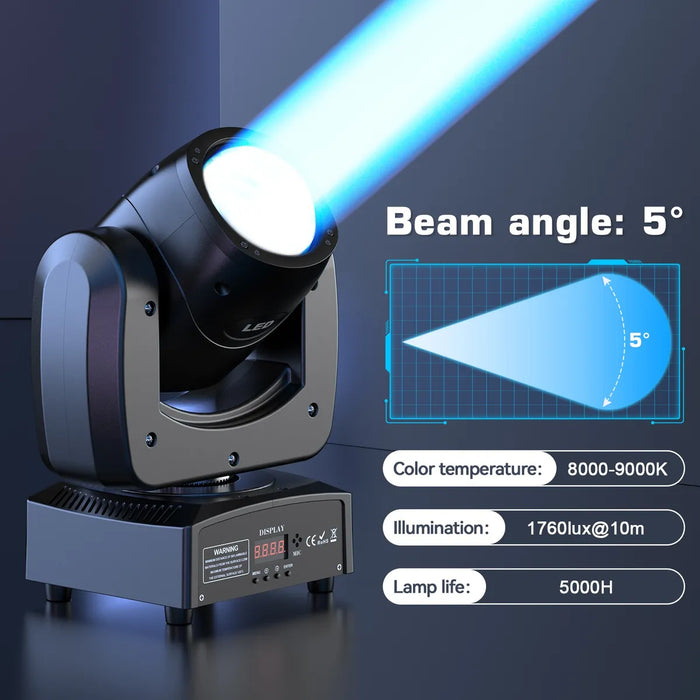 LUCES DE DJ DE CABEZA MÃ³VIL DE 120 W LED RGBW 4 EN 1 DMX GRADO A