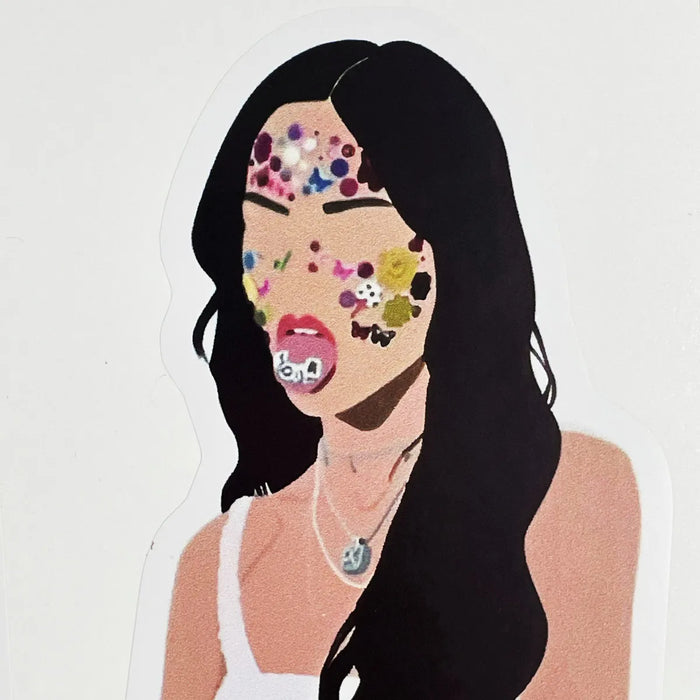 Calcomanía Sticker de Olivia Rodrigo para Carro (15x8 cm)