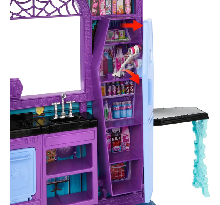 MONSTER HIGH CASA DE MUÃ±ECAS HOTEL BOO-TIQUE MULTICOLOR Grado B