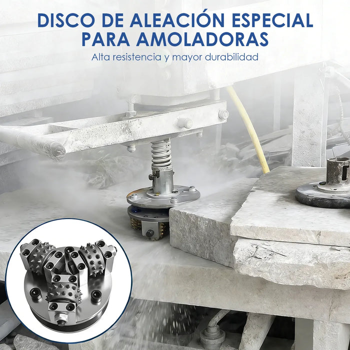 MARTELINA BUZARDA PARA CONCRETO CON ADAPTADOR BLANCO GRIS GRADO B