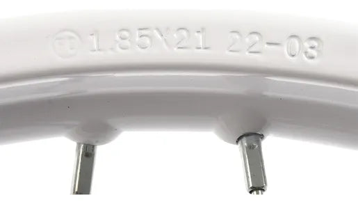 Rin Delantero Completo Italika Dm200 Blanco 1.85x21 13811 GRADO B