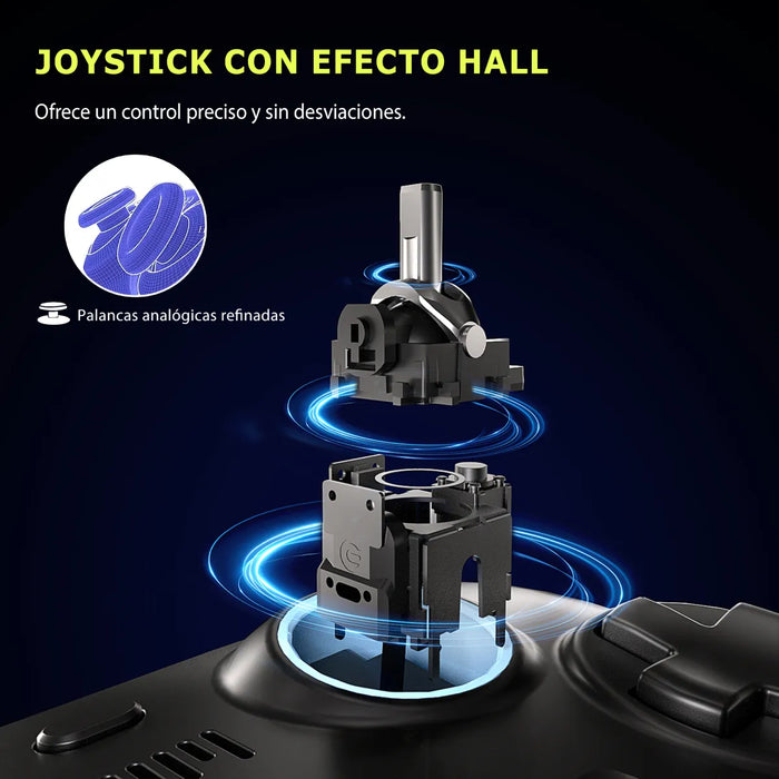 Control Inalámbrico QRD Spark N5 con Efecto Hall PS4, PS3, PC, iOS, Android, TV y Steam Deck