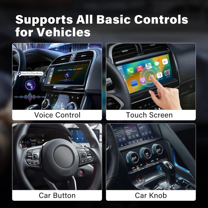 Adaptador Inalámbrico Car Play, Android Auto Converter 2en1