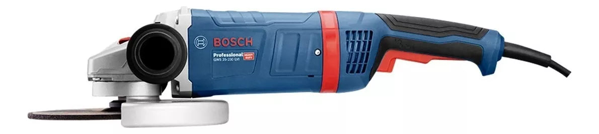 ESMERIL GWS 25-230 LVI VULCANO 2800W COLOR AZUL MARINO BOSCH 220V GRADO B