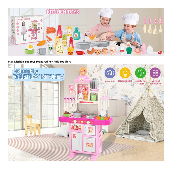 Cocina Juguete Para Niños Cocinita Chef Infantil 54 Piezas 1