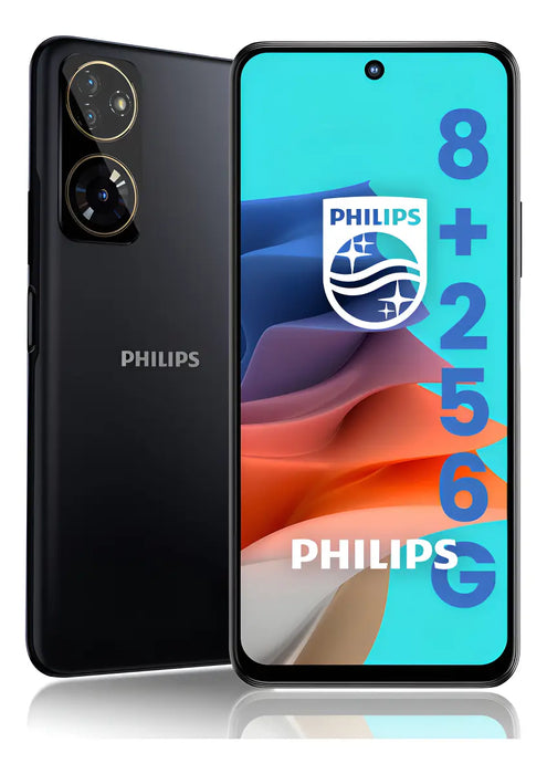 CELULAR PHILIPS S6206 8GB RAM 256GB ROM DUAL SIM NEGRO GRADO B