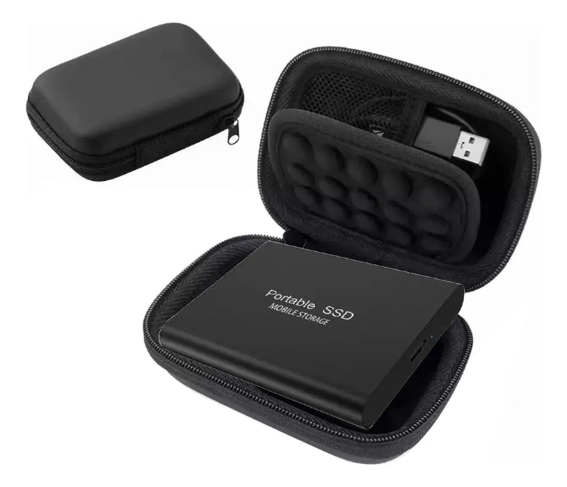 Externo Disco Duro Ssd 2tb 2000gb Sólido Mini Portátil Vrcow GRADO B