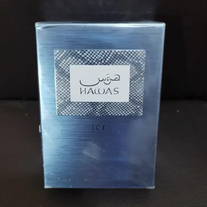 Eau de Parfum Rasasi Hawas Ice para Hombre | 100 ml | Fragancia Fresca y Acuática | Grado B