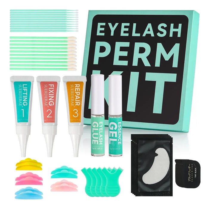 KIT LASH LIFTING SUERDEBAE VS-06MX – PESTAÑAS RIZADAS CON ADHESIVO INCLUIDO LOTE 12 PZAS GRADO B