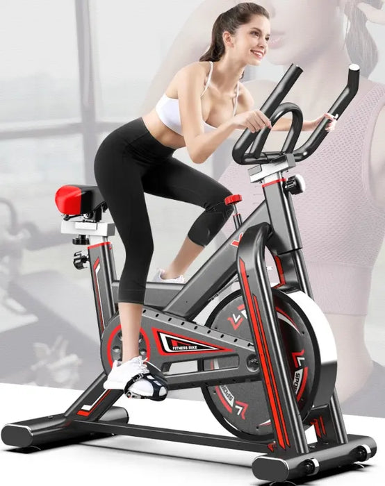 BICICLETA FIJA 15 KG ESTÁTICA PARA SPINNING CARDIO FITNESS GRADO B
