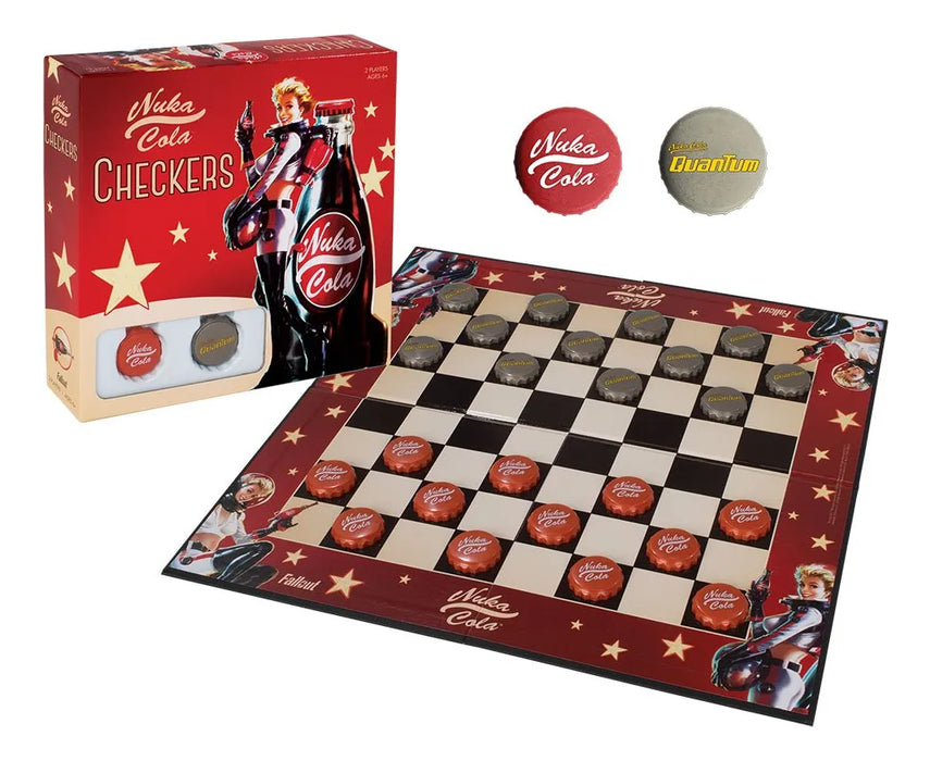 JUEGO DE DAMAS FALLOUT NUKA COLA GRADO B 1
