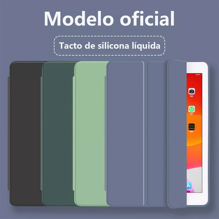 FUNDA PLEGABLE PROTECTORA PARA TABLET TAB A8 10 5 SM X205 AZUL CIELO