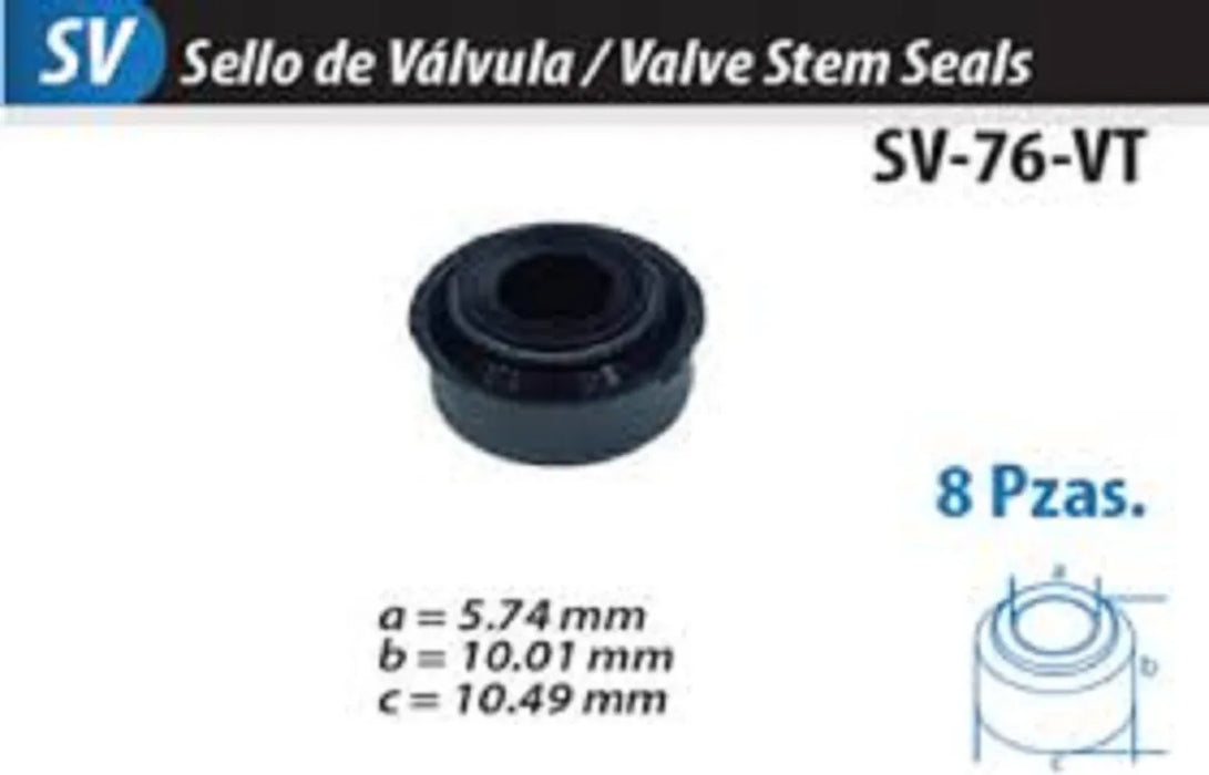 8 Sellos De VÃ¡lvula De Chevy 1.4 L 1.6 L De 1994 A 2012 6916