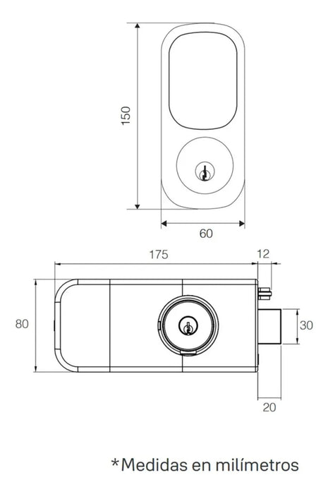 Cerradura Inteligente Yxr256 Yale Eléctrica Para Exteriores