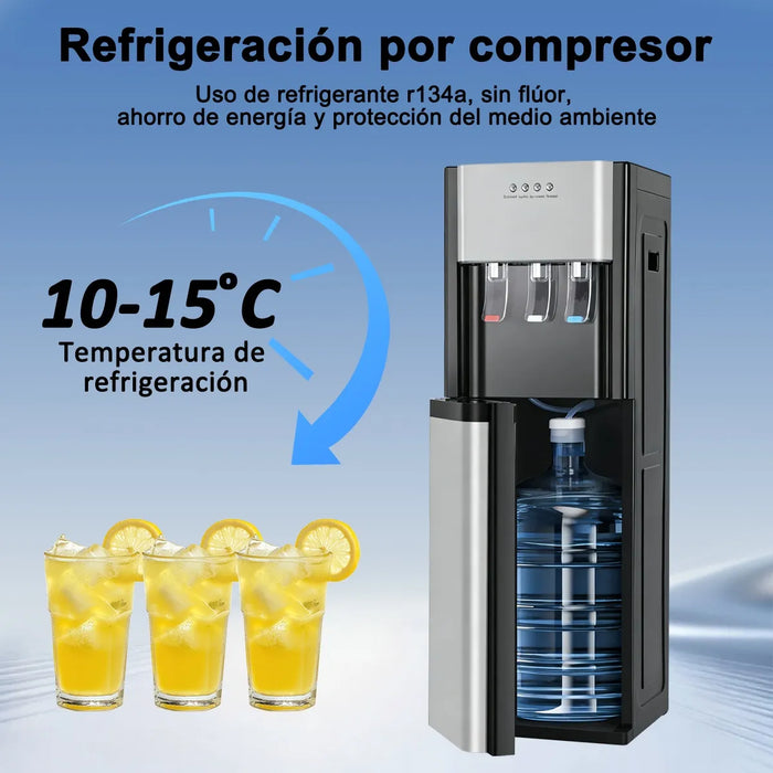 Dispensador de Agua | Carga Inferior (Garrafón Oculto) | 3 Temperaturas | Grado B ✨