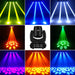CABEZA MOVIL LED 130W LUCES DE ESCENARIO GOBOS MULTICOLOR GRADO A - TiendaKomet México