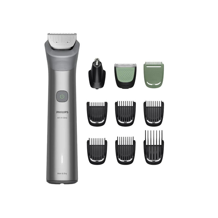 PHILIPS MULTIGROOM SERIES 5000 RECORTADOR 12 ACC MG5940/15 GRIS OSCURO PLATEADO GRADO B
