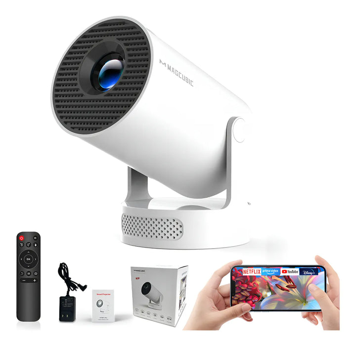 MINI PROYECTOR ANDROID13 SOPORTE 1080P 4K PORTATIL 16000LM GRADO B