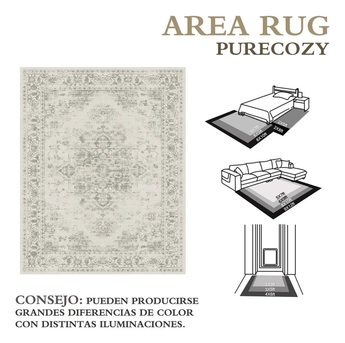 2.4X3M ALFOMBRAS DECORATIVAS PARA SALA TAPETES PARA RECAMARA GRADO B
