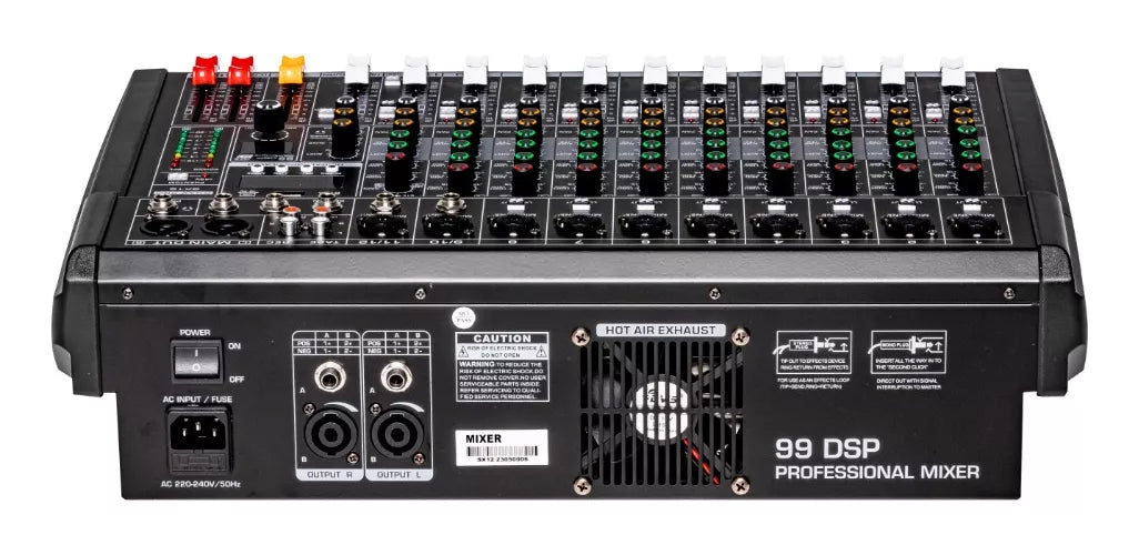 Consola Onax Pro LX 12 POWERED de mezcla 127V GRADO A