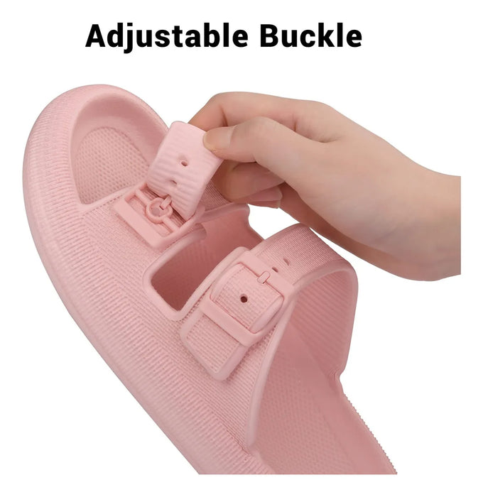 sandalias chanclas mujer hombre plataforma broche ajustable