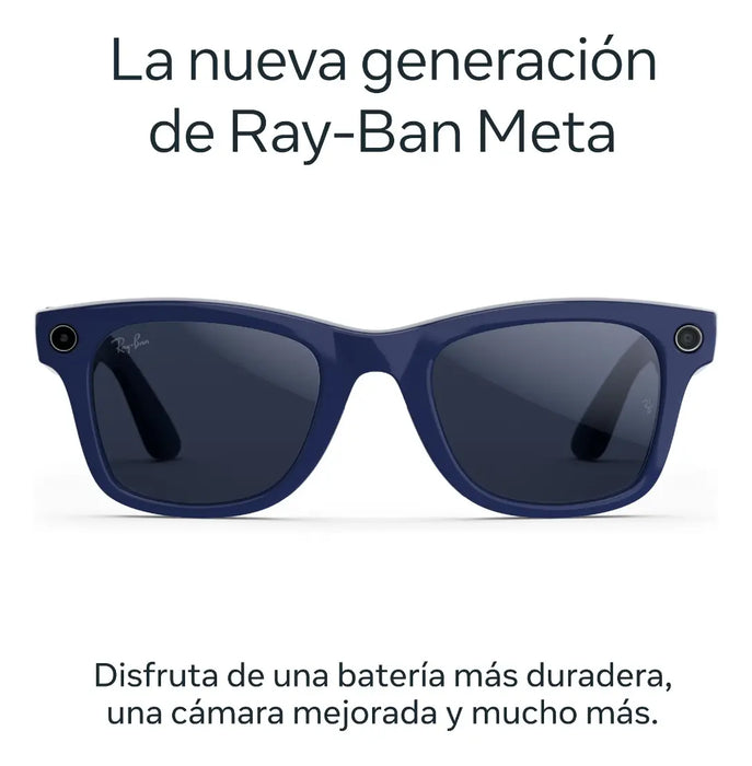 Lentes Inteligentes Ray-Ban Meta Wayfarer (50mm) Azul / Zafiro Gen 2 | Grado B