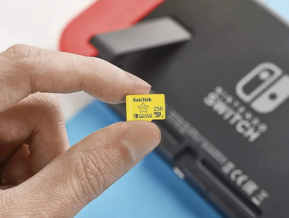 MEMORIA SANDISK 256GB MICRO SDXC NINTENDO SWITCH 100MB/S 4K  | GRADO B