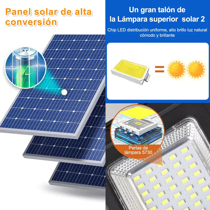 Lámpara Solar Exterior Suburbana Alumbrado Público 1500w GRADO B