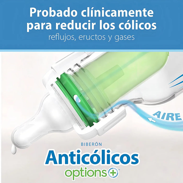 mamilas anticolico recien nacido dr. brown's 2oz 4 pz. usa color transparente GRADO B