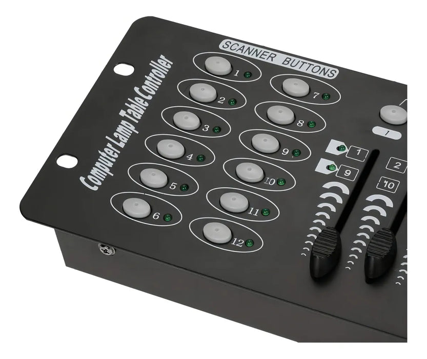 CONTROLADOR DMX 192 CANALES LUCES DJ CONSOLA 512 + LÃ­NEA GRADO B - TiendaKomet México