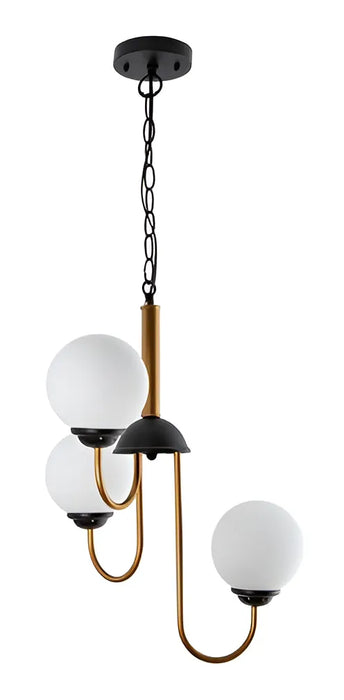 Lmpara Colgante Moderna Lumimexico 224242  Negra E27 40w 3 Luces